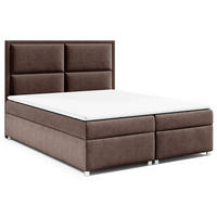 BOXBETT mit Bettkasten Trinity K-11 Bonellfederkern - Braun, Holz/Holzwerkstoff (180/200cm) - Best For Home