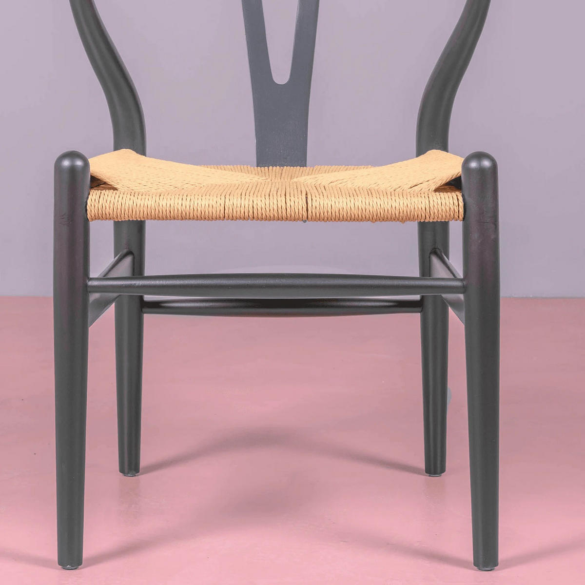 STUHL Holz Schwarz - Schwarz, Holz (49/73/53cm) - Nest Dream