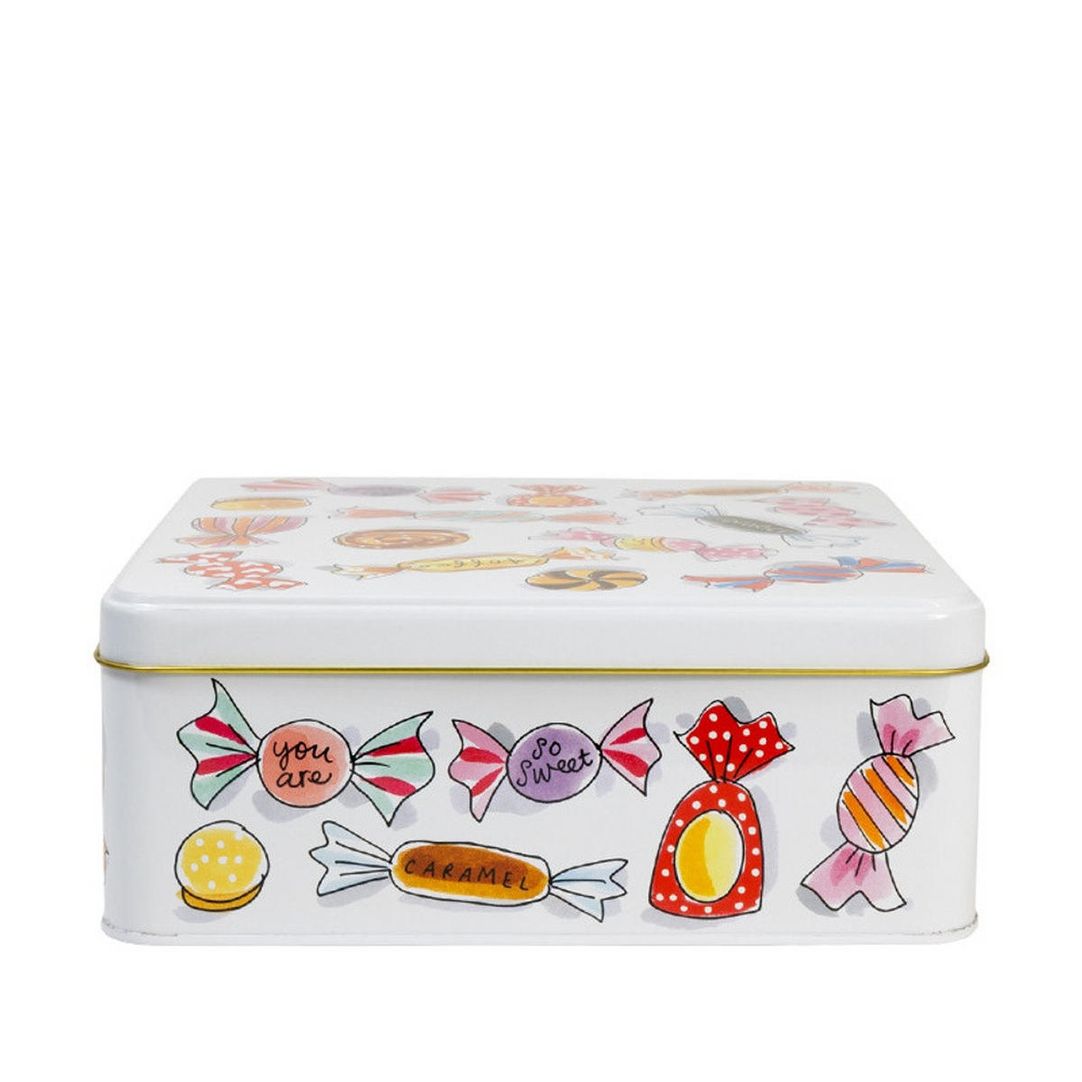 DOSE Gemütliche Tage - Lieblingssüßigkeit in Bunt - 21,7 x 7,5cm - Multicolor, Metall (21.7/7.5/21.7cm) - Blond Amsterdam