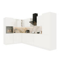 ECKKÜCHE 300x140 cm Glanzia – KU-S10 – Weiß – Hochglanz - Weiß Hochglanz, Holzwerkstoff (300/212/140cm) - hi-markt