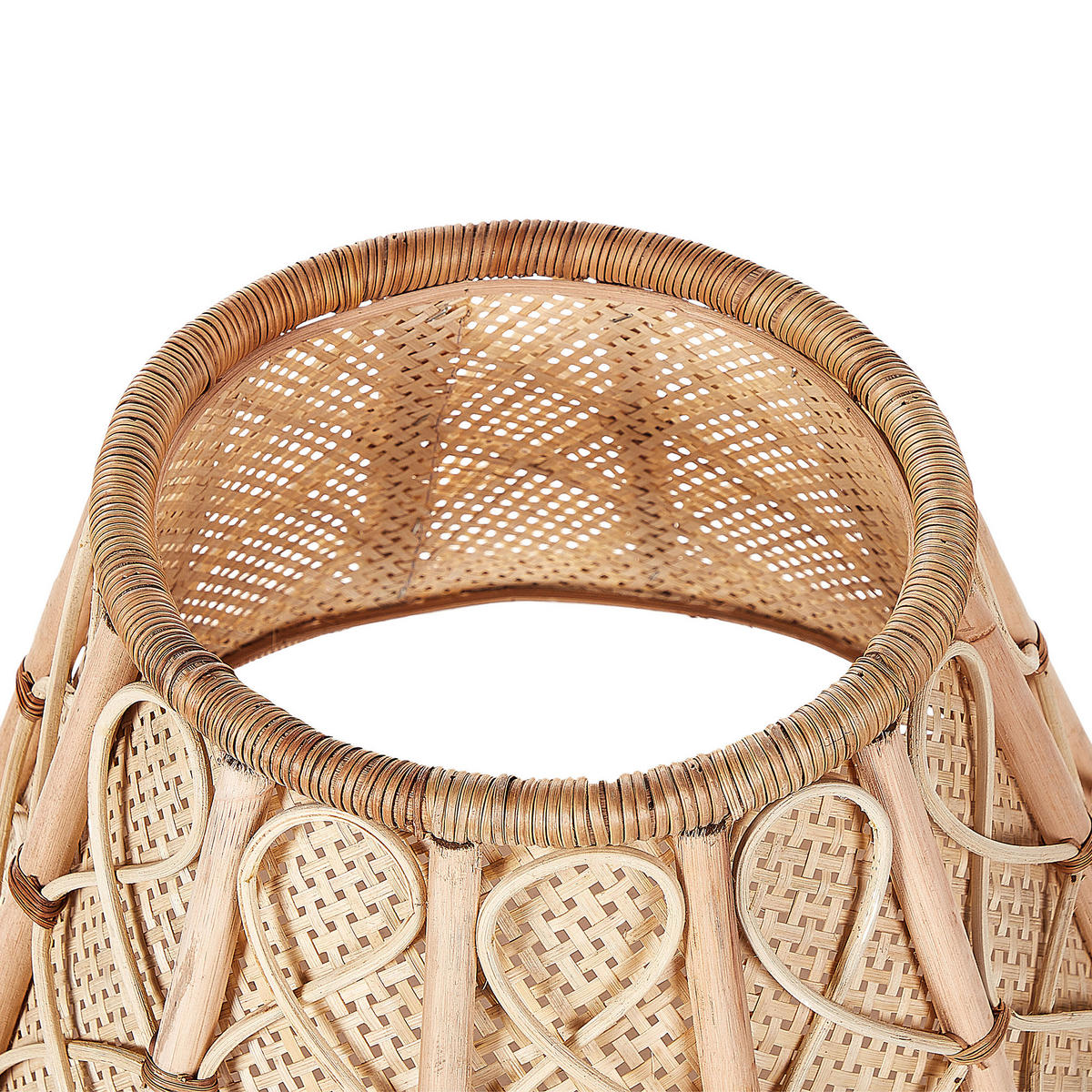 WEIHNACHTSBAUMKRAGEN 30 cm Naturfarben Avent - Naturfarben, Naturmaterialen (30cm) - Beliani