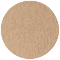 IN- & OUTDOOR FLACHGEWEBE TEPPICH PORTO RUND - Beige, Textil (200/200cm) - Snapstyle