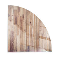 GLASPLATTE für Kamin 100x100 cm Braun - Braun, Glas (100/100/0.4cm) - ArtPrintCave