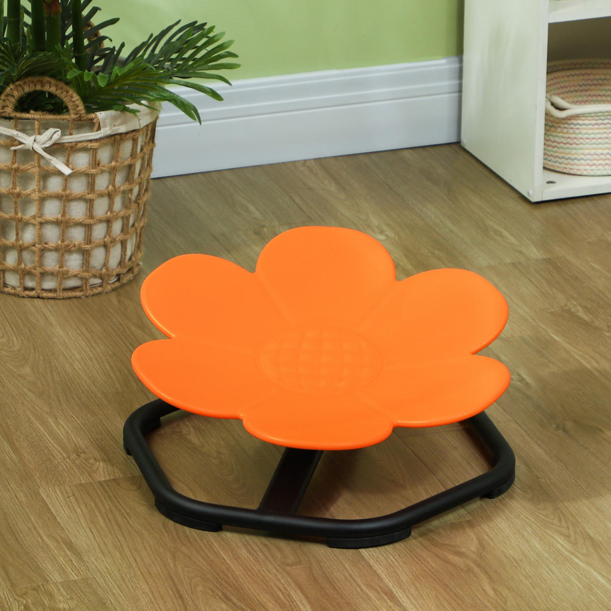 KINDERSTUHL DE-10063 Drehstuhl für Autismus Orange - Orange, Metall (55/26/55cm) - ComfortXL