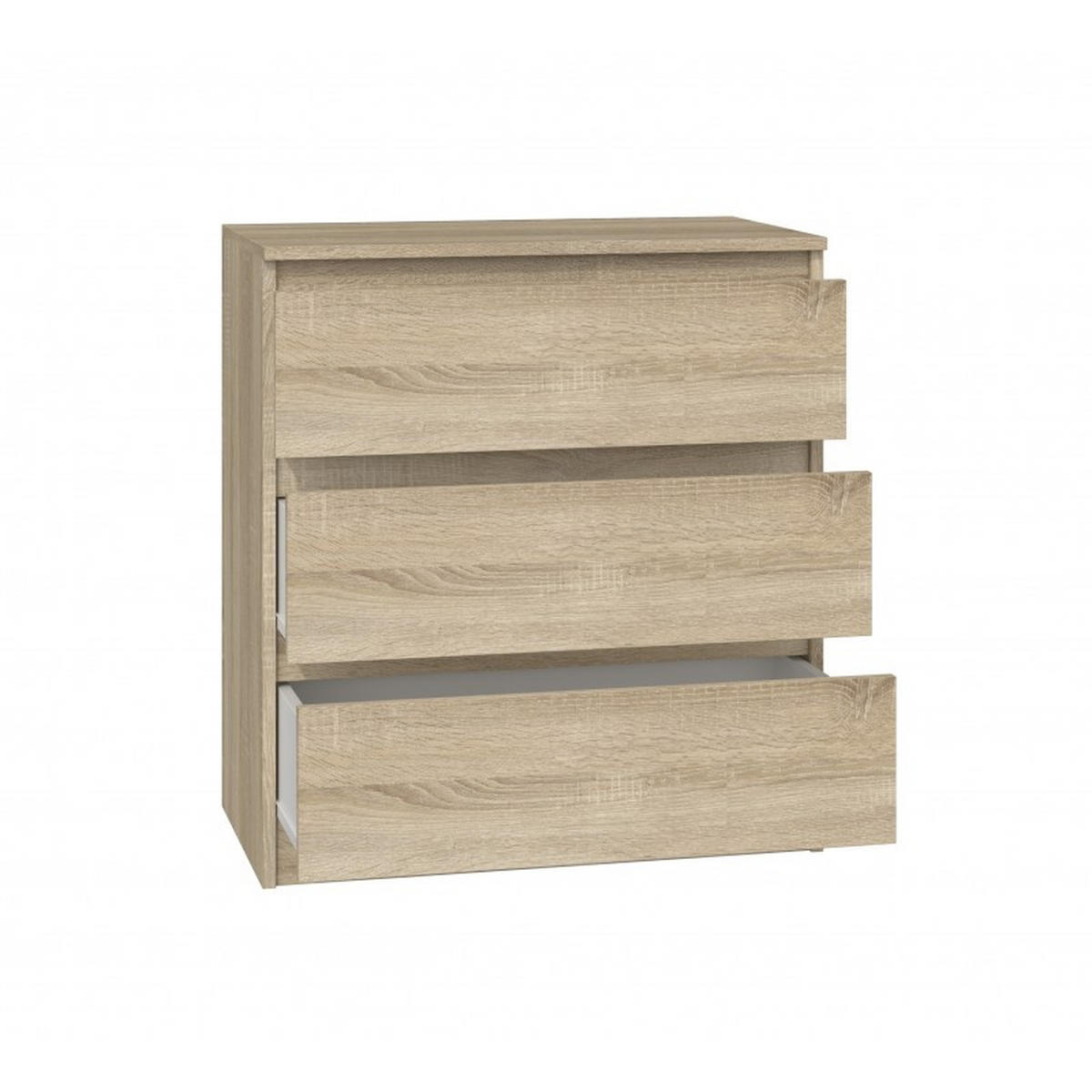 KOMMODE Sonoma Eiche 70/75/40 - Sonoma Eiche, Holzwerkstoff (70/75/40cm) - RAUMHIRSCH FURNITURE