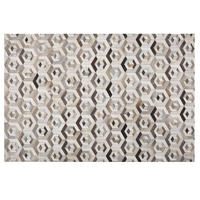 KURZFLOR-TEPPICH Tavak 200/140 cm - Braun, Fell (140/200cm) - Beliani