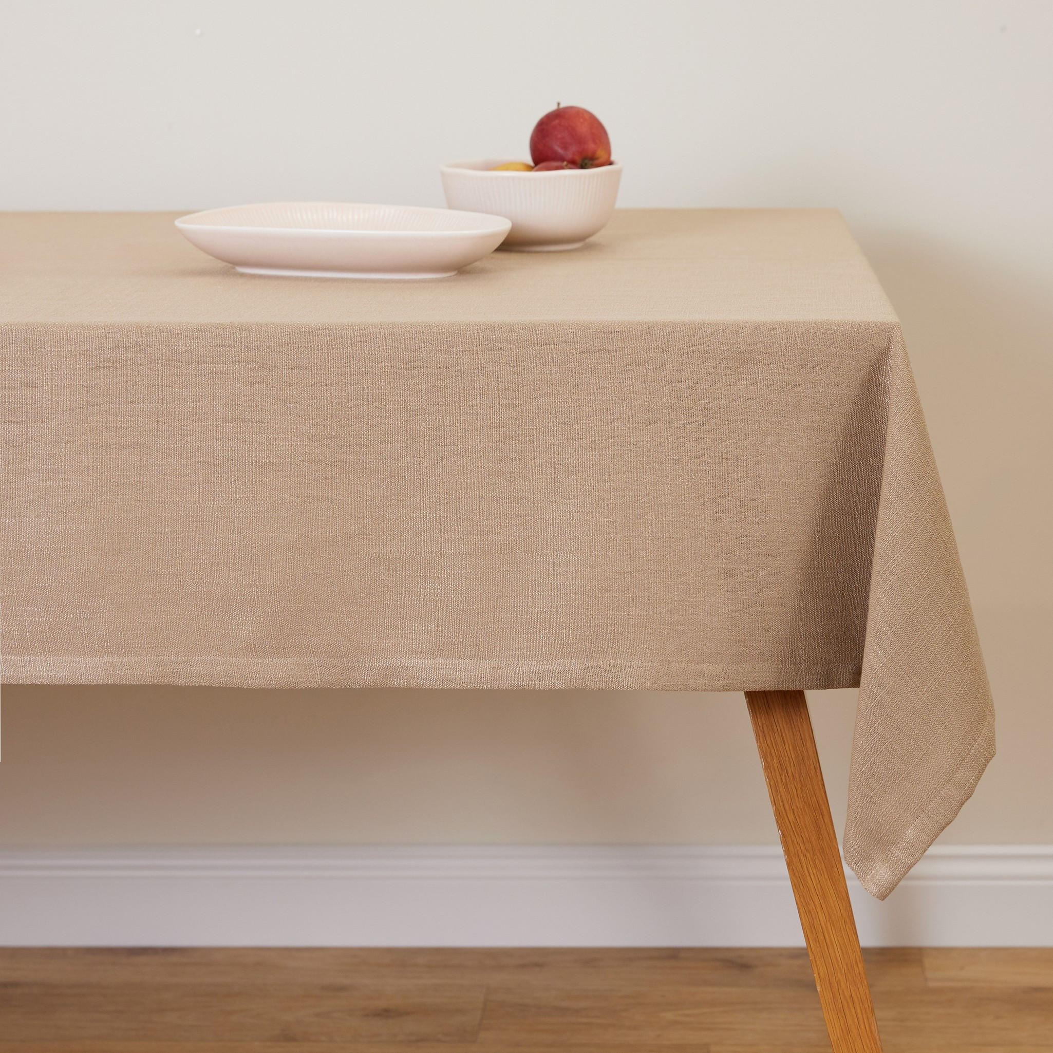 TISCHDECKE Clifden - Beige, Textil (220/150/1cm) - home&you