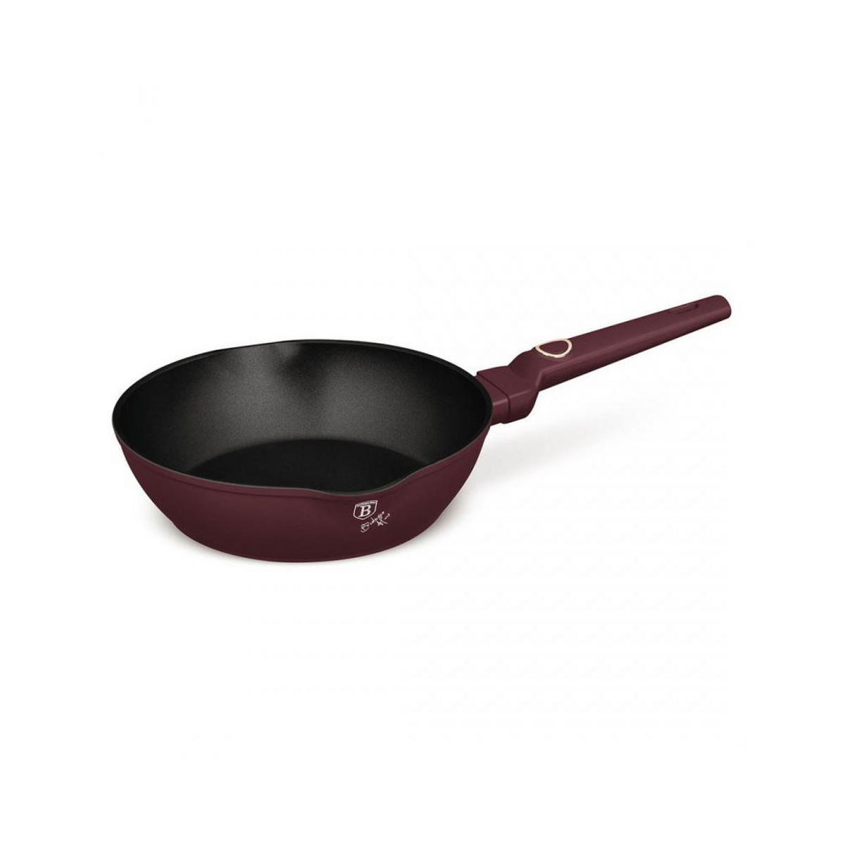 BRATPFANNE 24cm Leonardo 55431 - Bordeaux, Metall (24cm) - Berlinger Haus