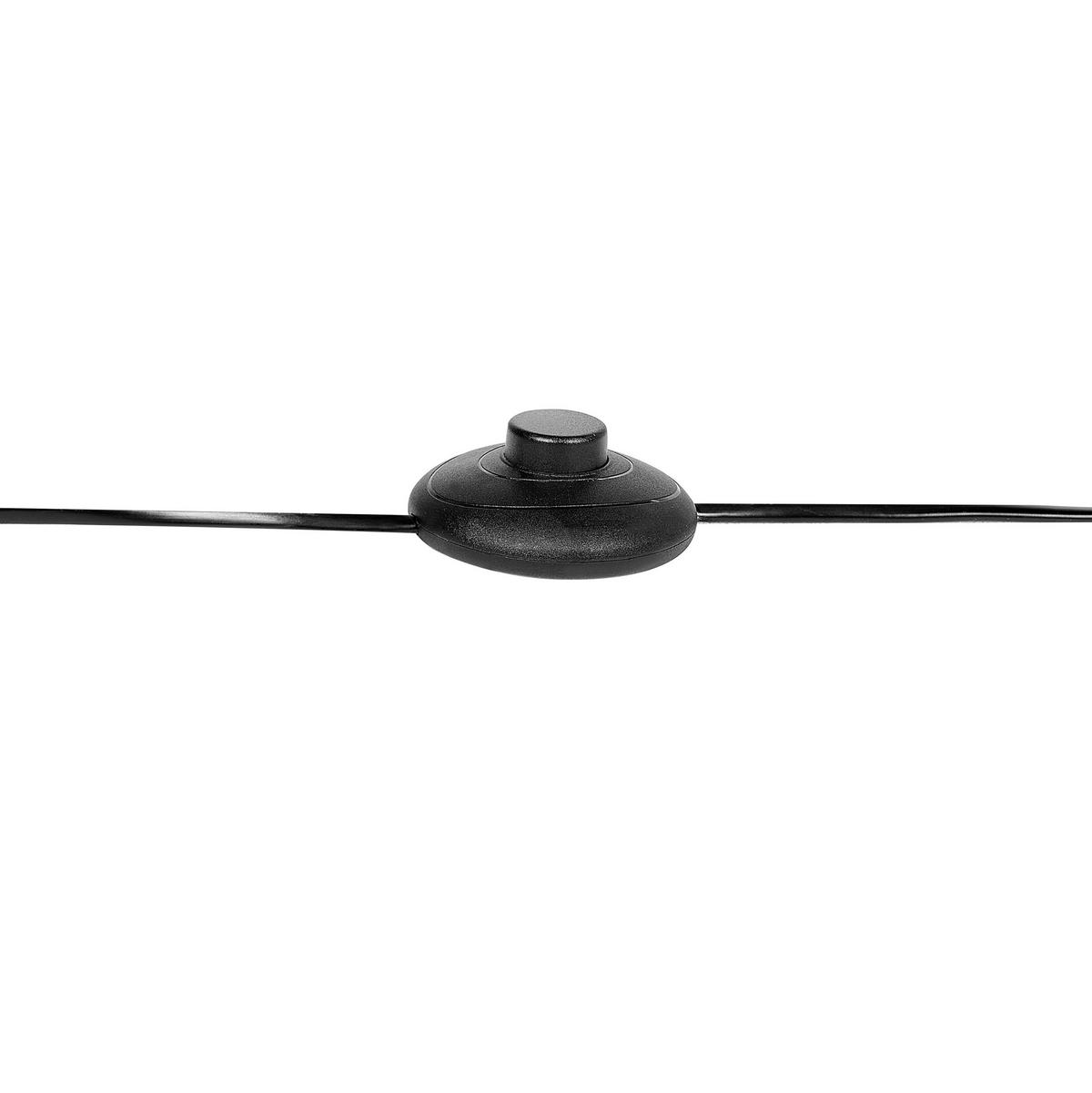 STEHLAMPE Rimava 23/23/154 cm - Schwarz, Metall (23/23/154cm) - Beliani