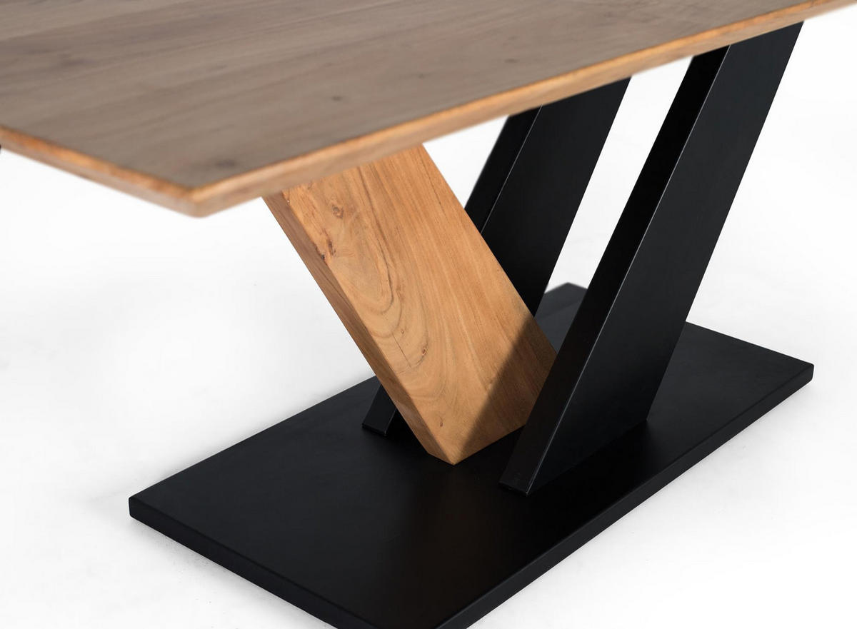 ESSTISCH aus Akazienholz - Braun, Holz (200/100/77cm) - Giner y Colomer