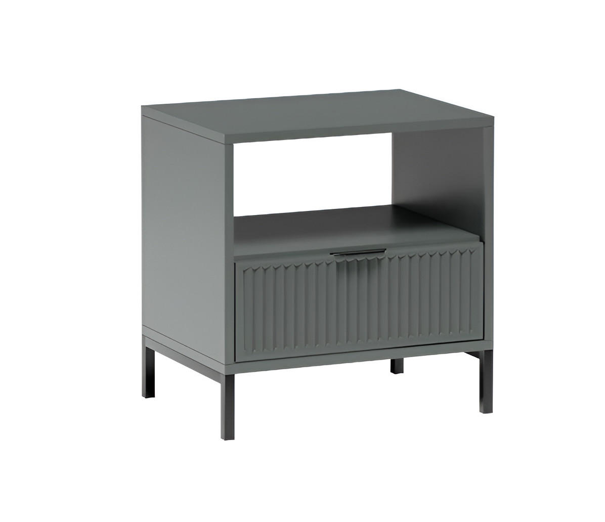 NACHTTISCH LINKA STYLES LS-07 - Dunkelgrün, Holzwerkstoff (55/55/41cm) - Meblini