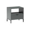 NACHTTISCH LINKA STYLES LS-07 - Dunkelgrün, Holzwerkstoff (55/55/41cm) - Meblini