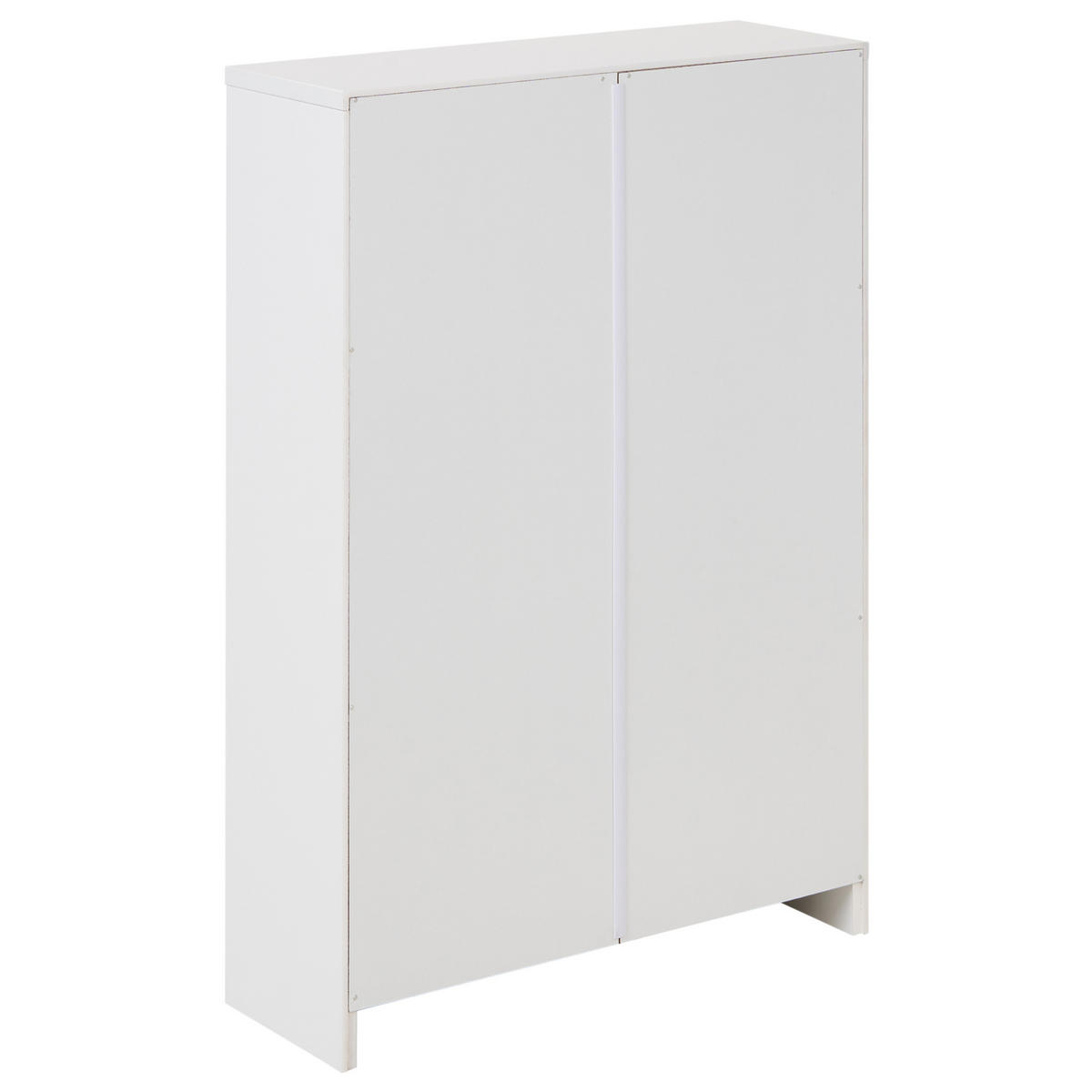 DULAP DE PANTOFI alb Hobart - alb/negru, compozit lemnos (53/75/18cm) - Beliani