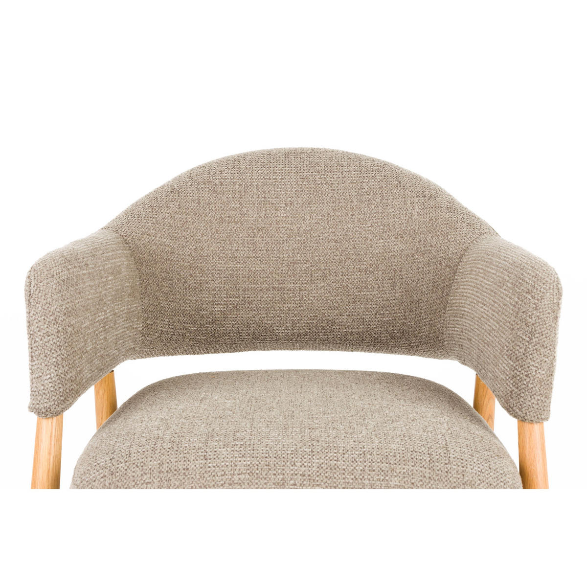 SESSEL Indy Dunkelbraun/ Beige - Braun, Textil (64/76.5/66.5cm) - Housecraft Living