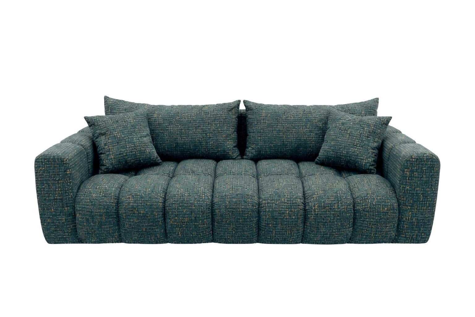 ROZKLÁDACÍ POHOVKA s úložným prostorem, žinylková tkanina Puente, Azurově modrá, COSMOPOLITAN - modrá, dřevo (240/80/97cm) - Kaiser Möbel