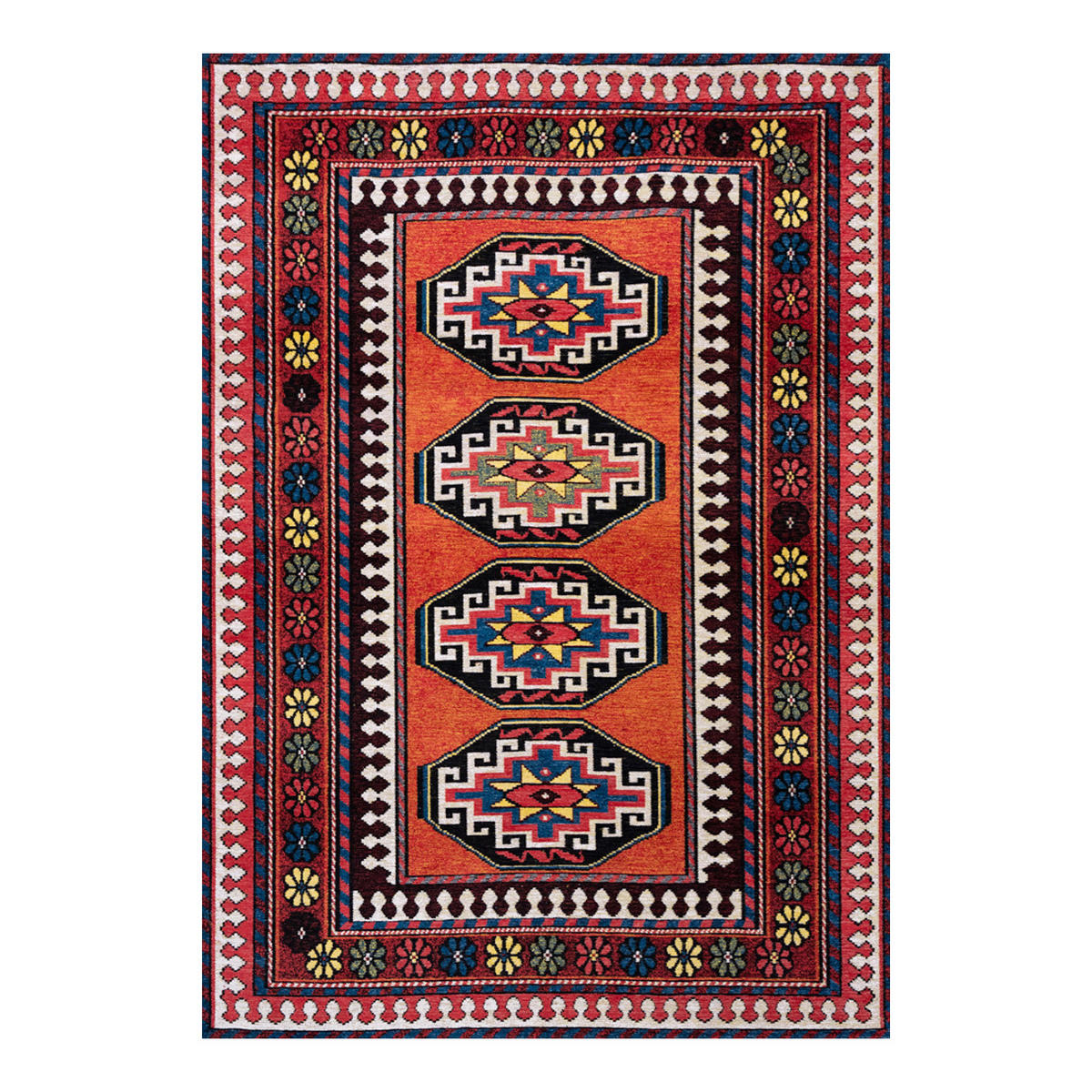TEPPICH Red Mix Antalia 200/280 cm - Rot, Textil (200/280cm) - Louis De Poortere