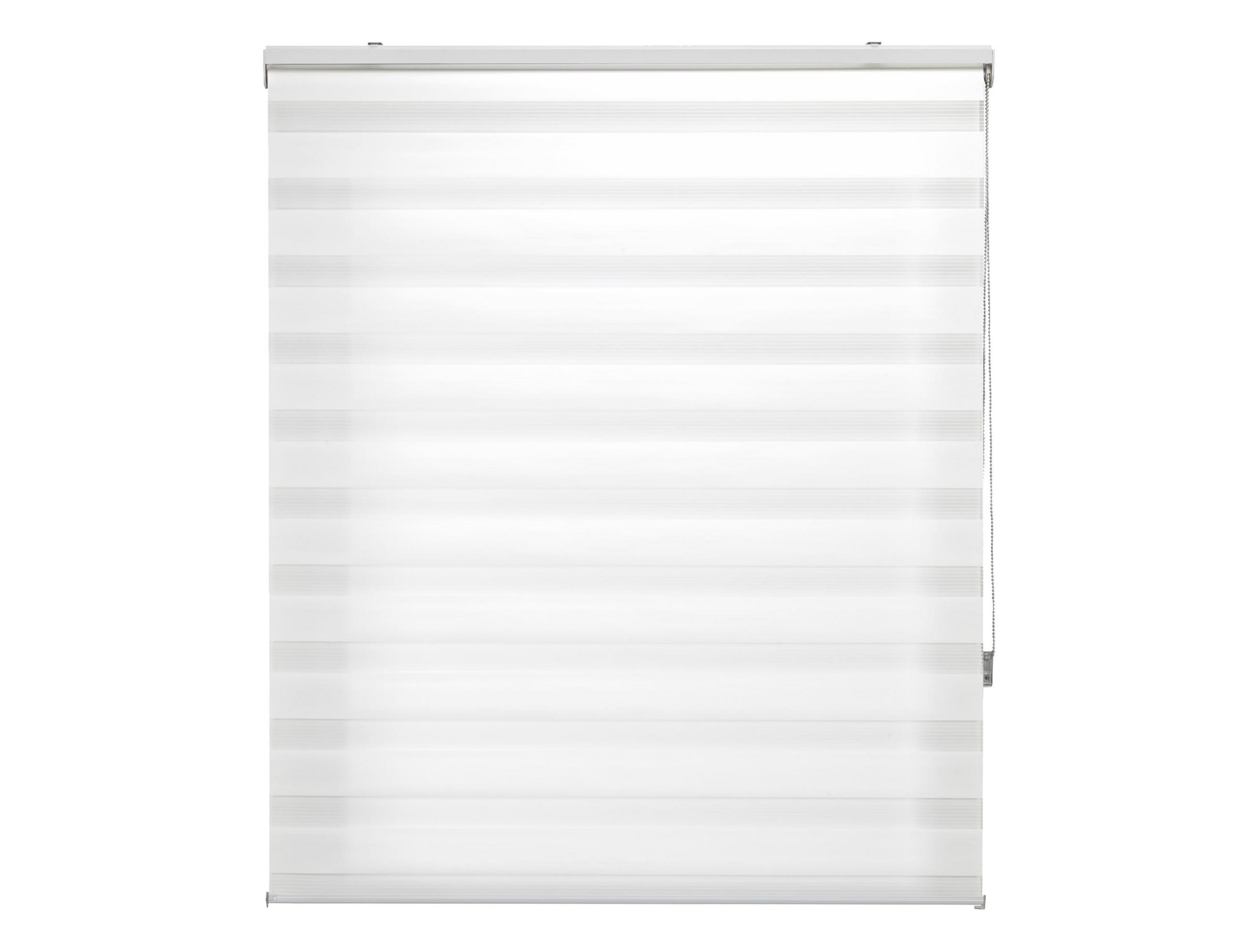 ROLLO Polyester Transluzent Cream 140x180 - Creme, Textil (140/180/1cm) - Purline
