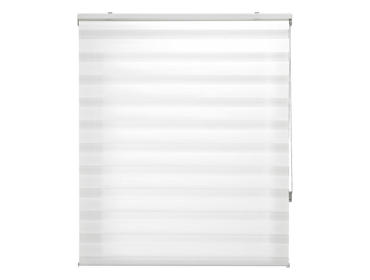 ROLLO Polyester Transluzent Cream 140x180 - Creme, Textil (140/180/1cm) - Purline