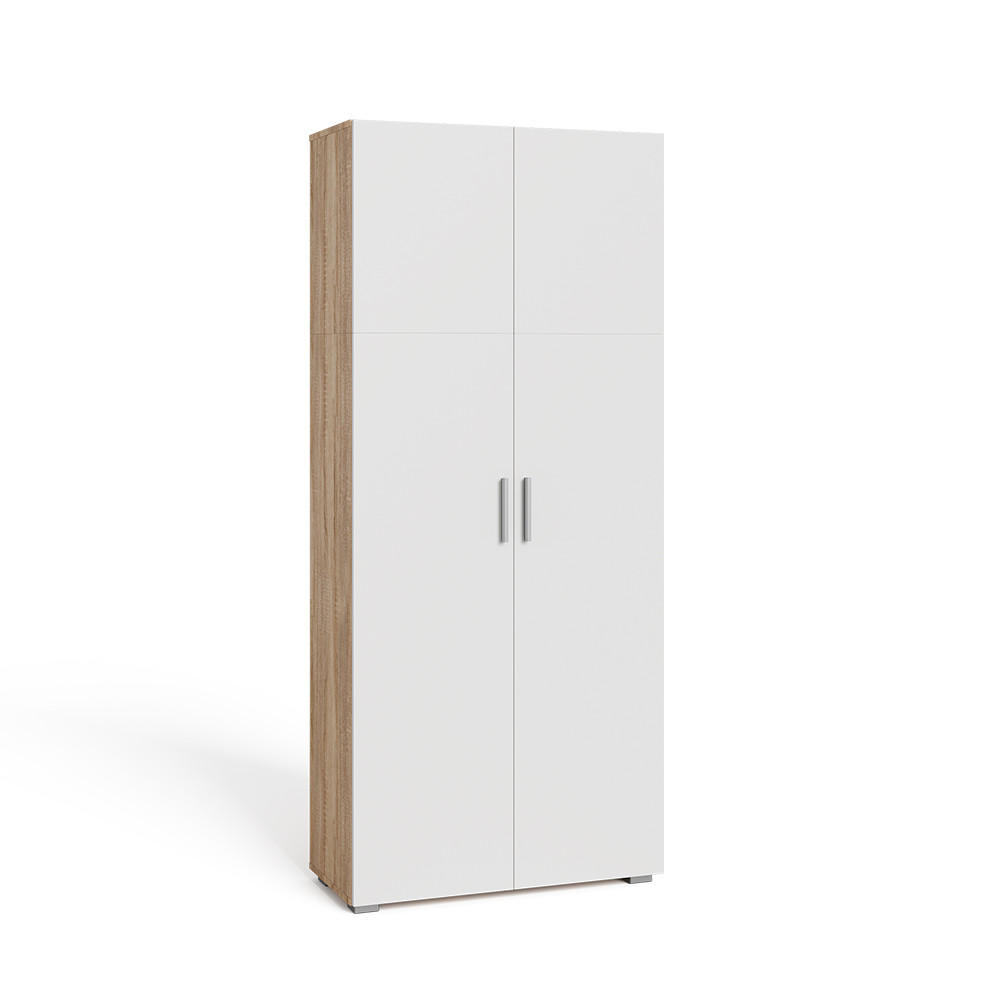 MEHRZWECKSCHRANK Ingo Sonoma 80 x 182.4 cm - Sonoma Eiche, Holzwerkstoff (80/182.4/37cm) - Vicco