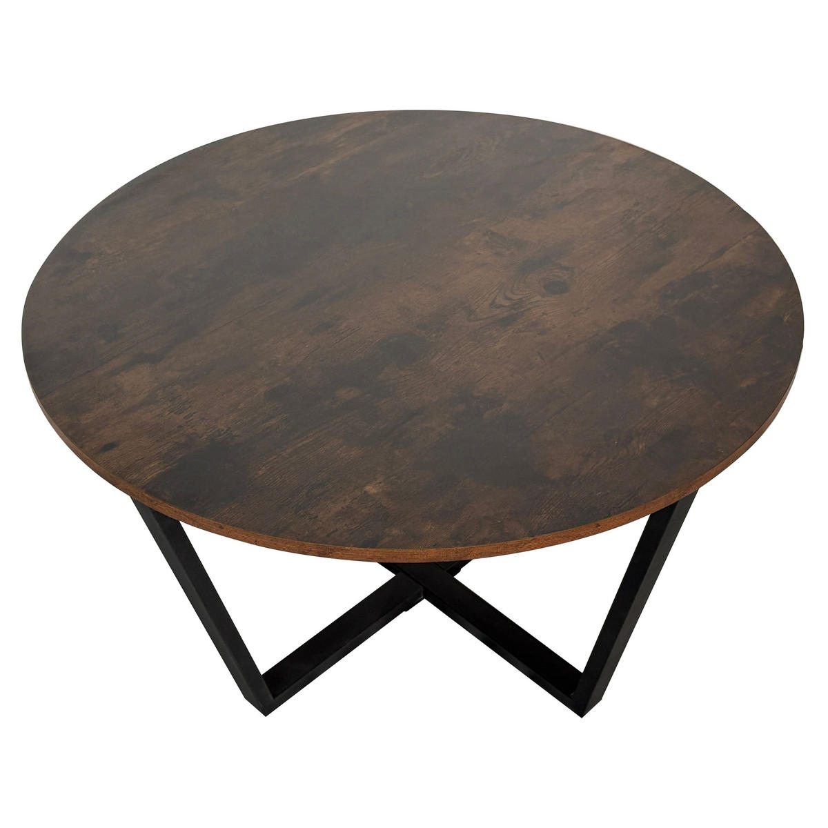 COUCHTISCH Rund Braun - Braun, Holzwerkstoff (80/80/48cm) - Home Collective