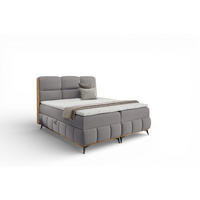 BOXBETT Charlie - Dunkelgrau, Holzwerkstoff/Textil (180/200cm) - Fun Möbel