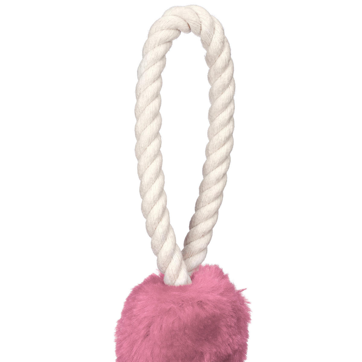 TÜRSTOPPER Creme Rosa 2er-Set Klemmschutz - Creme, Textil (4.5/4.5cm) - Relaxdays