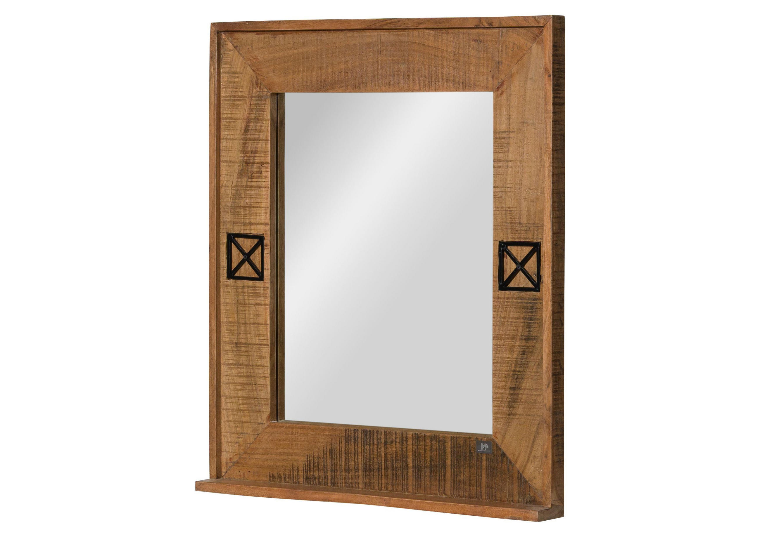 SPIEGEL Akazie 68x8x79 natur versiegelt NATURE OF SPIRIT #304 - Braun, Holz (68/79/8cm) - Massivmoebel24