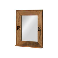 SPIEGEL Akazie 68x8x79 natur versiegelt NATURE OF SPIRIT #304 - Braun, Holz (68/79/8cm) - Massivmoebel24