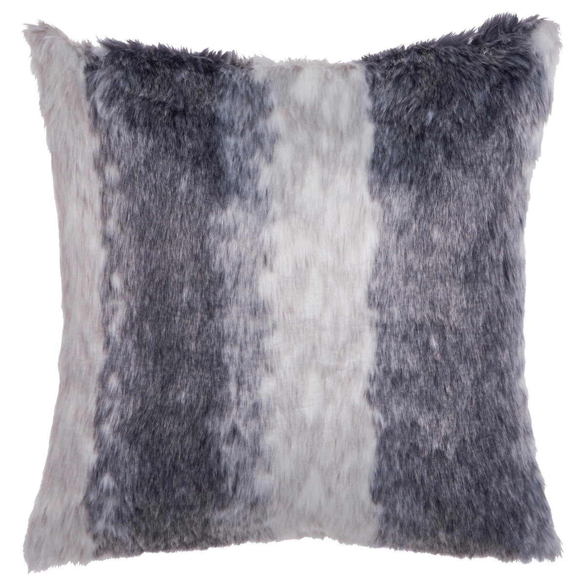 DEKOKISSEN 2er-Set Dunkelbraun 45/45 cm Hordeum - Dunkelbraun, Kunststoff/Textil (45/45cm) - Beliani