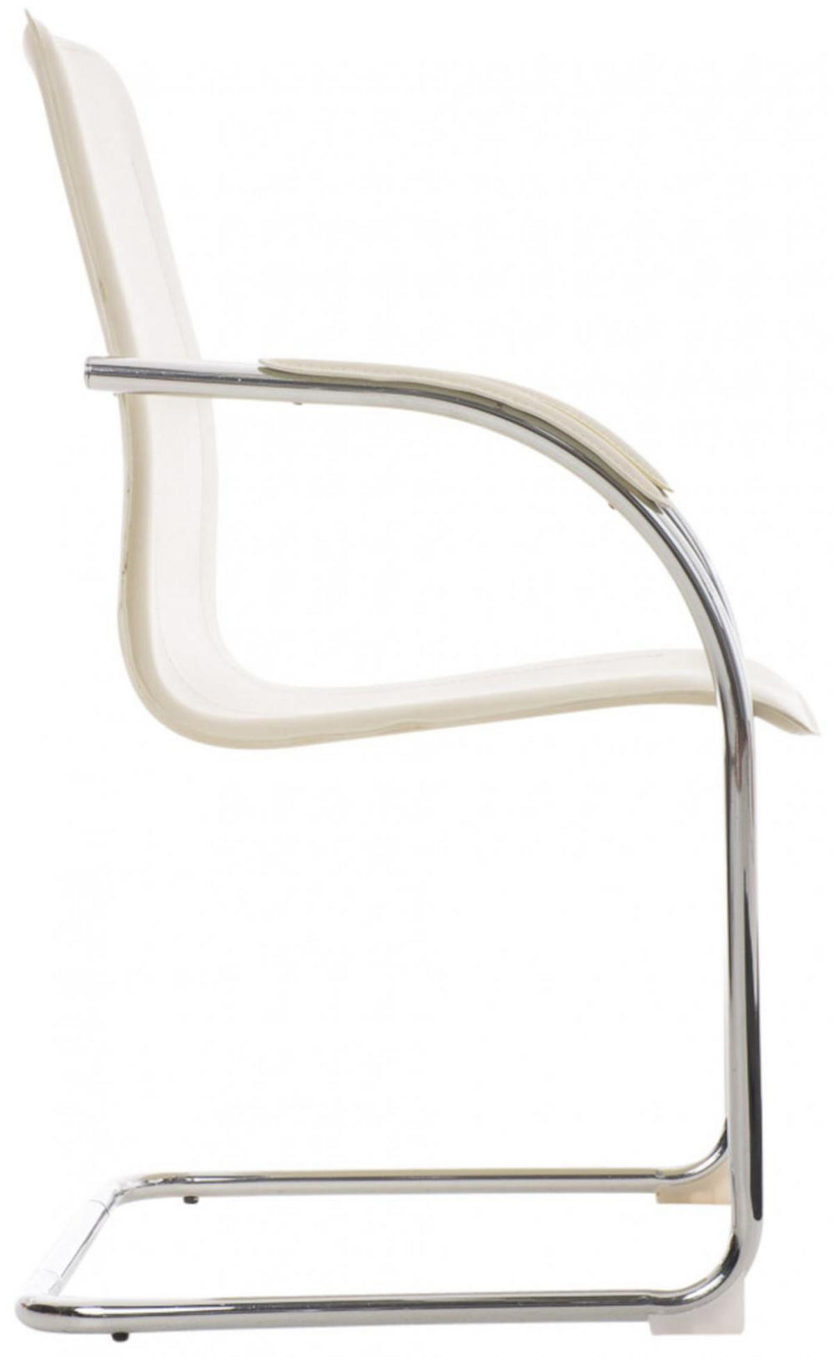 SCHWINGSTUHL 3er Set Lederlook creme - Creme, Textil/Metall (56/94/52cm) - CLP