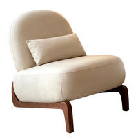 KŘESLO DO OBÝVÁKU Camel s čalouněným sedákem a dřevěnými nohami - světle hnědá, textil (86.9/69.9/72.1cm) - Urban Meuble