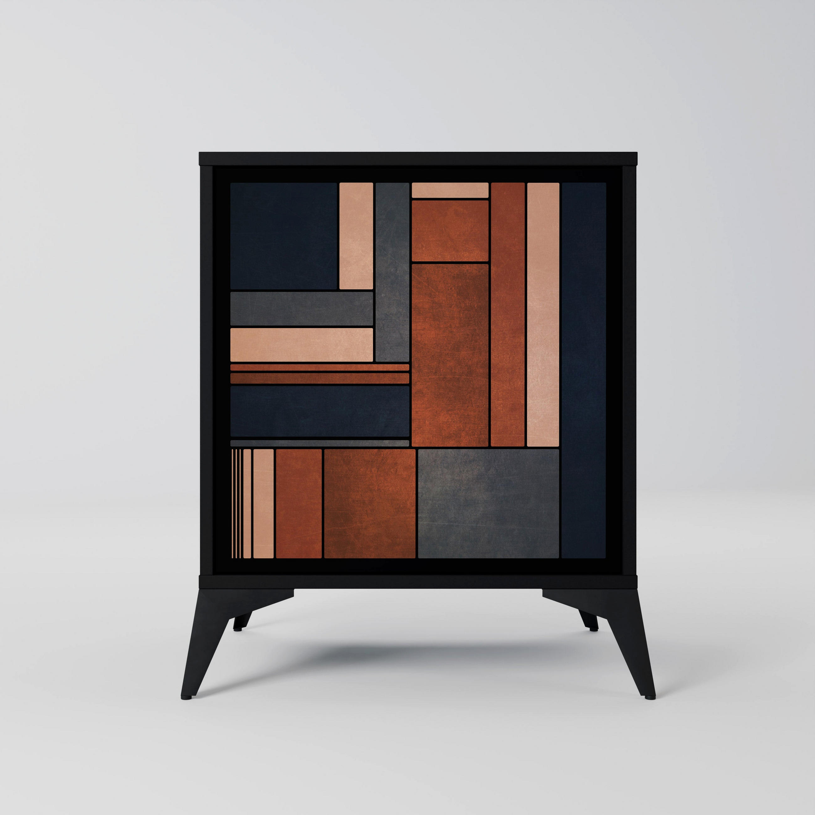 SpaceRebels Sideboard Schwarz 57.5x70.5x42 cm