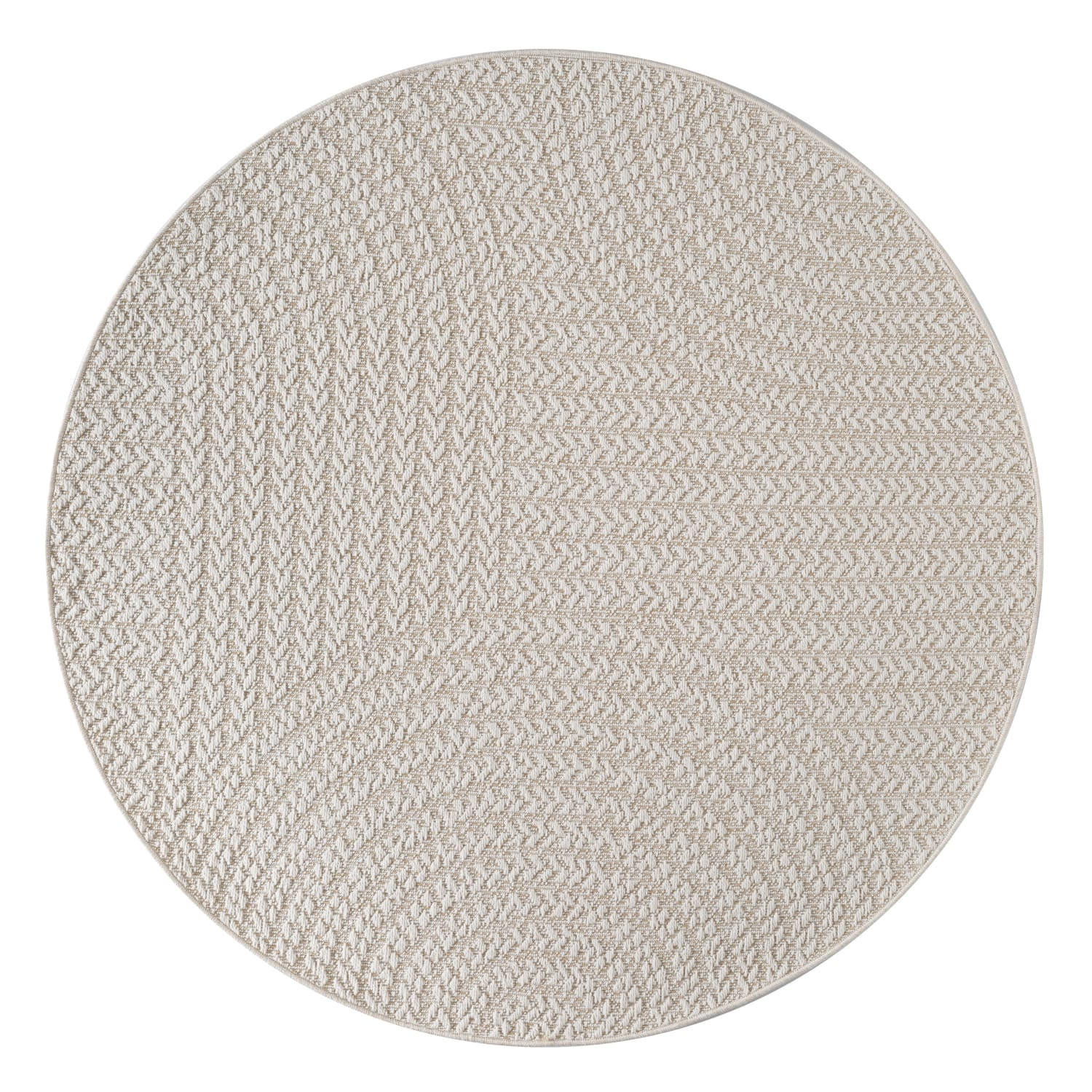 OUTDOORTEPPICH 200/200 cm Waregem 629 - Creme, Kunststoff (200/200cm) - Paco Home