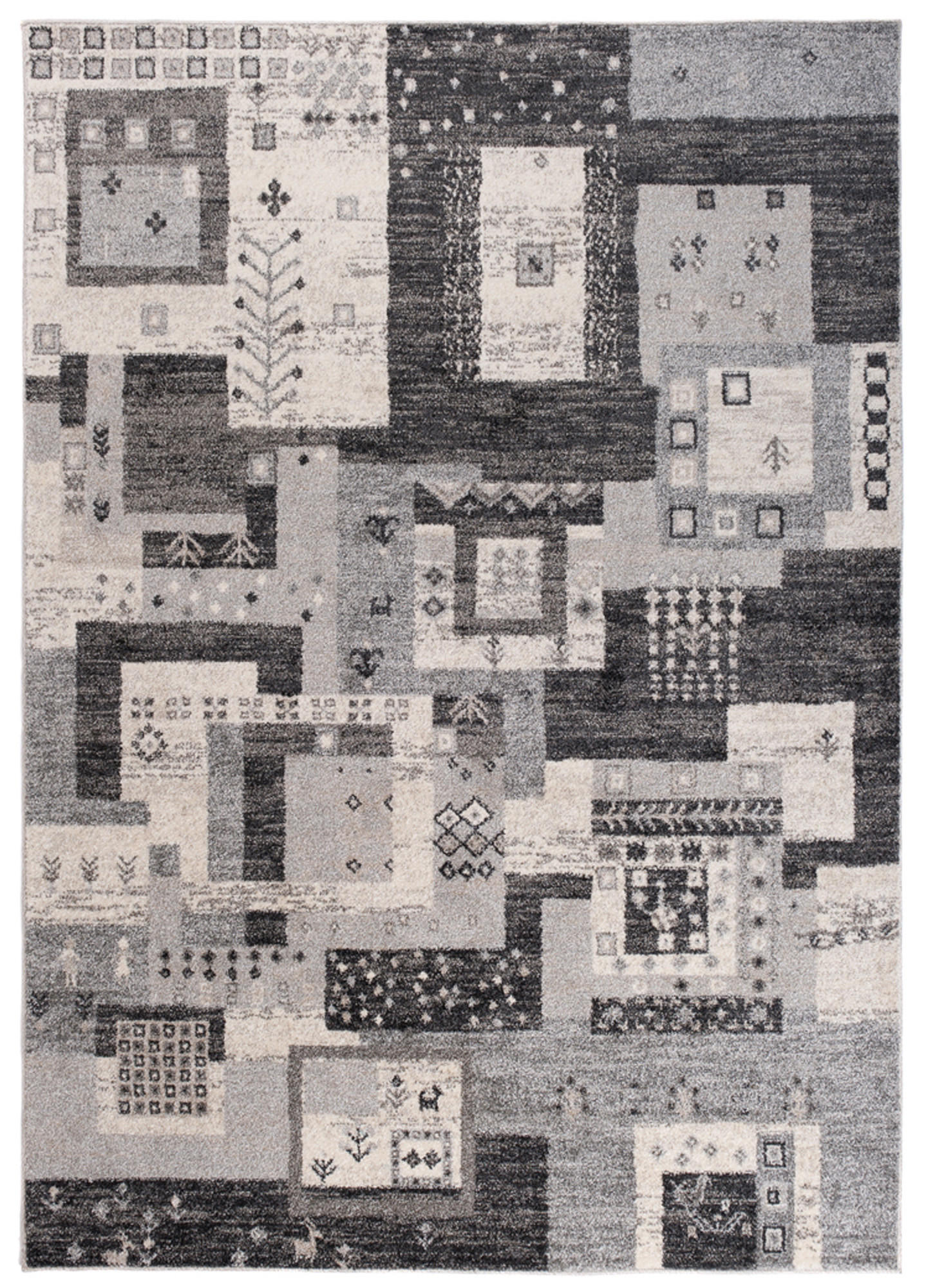 TEPPICH SARI Schwarz 200/290 cm - Schwarz, Textil (200/290cm) - Tapiso