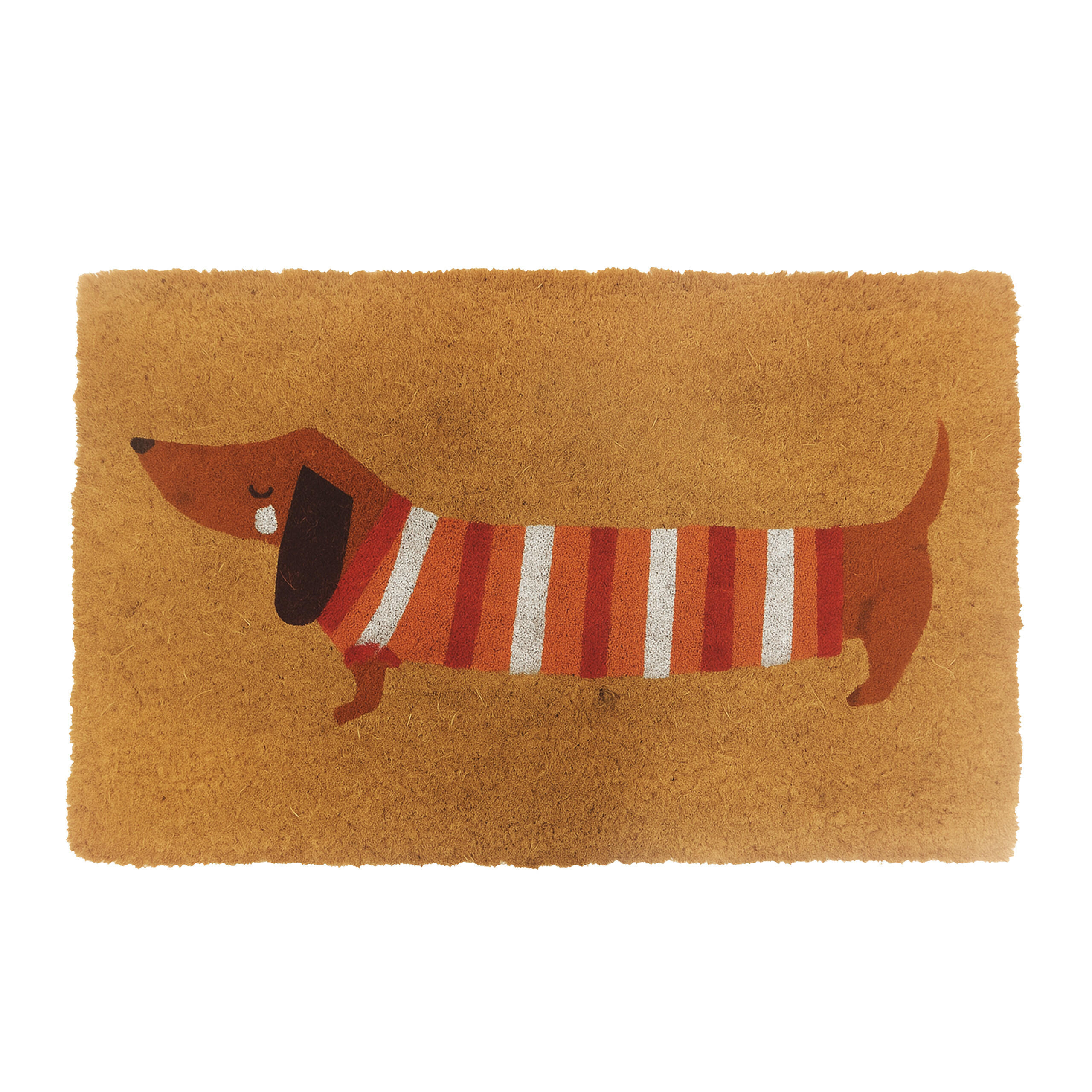 ROHOŽ - svetlohnedá, textil/plast (60/40cm) - Relaxdays