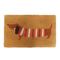 ROHOŽ - svetlohnedá, textil/plast (60/40cm) - Relaxdays