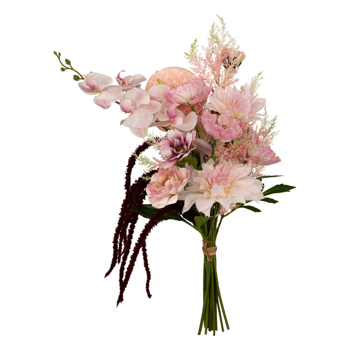 BLUMENSTRAUSS Wild Romance 60 cm - Rosa, Kunststoff (60cm) - Atmosphera Createur d´interieur