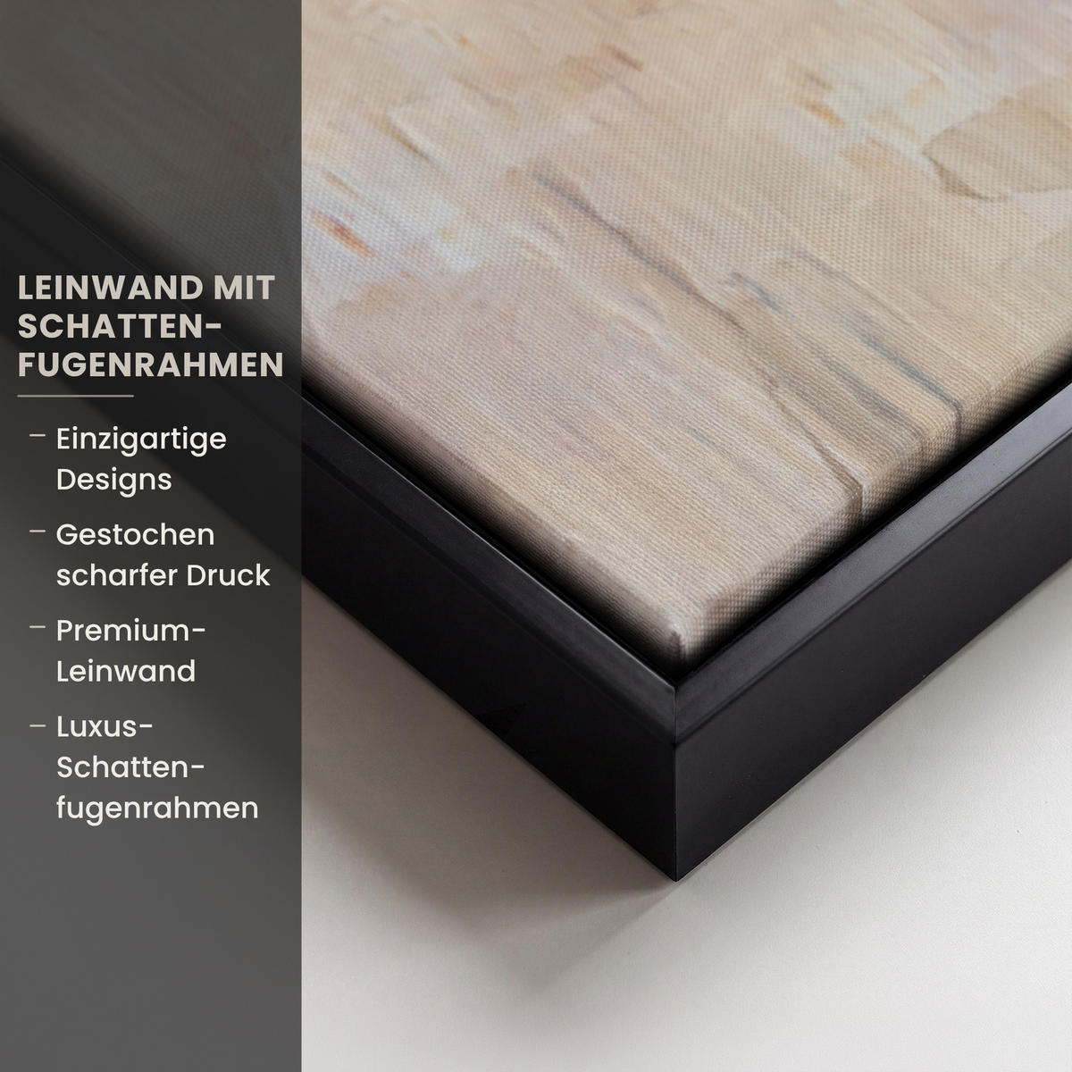 LEINWAND Bilder mit Rahmen - Ölgemälde - Frau - Wein - 90x60 - Hellbraun, Textil (90/60cm) - MuchoWow
