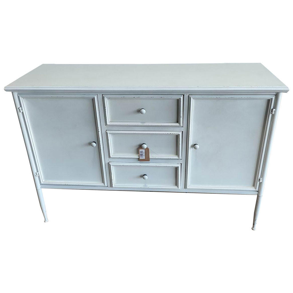 Wanderlust SCHRANK Weiß 120cm × 41cm × 80cm