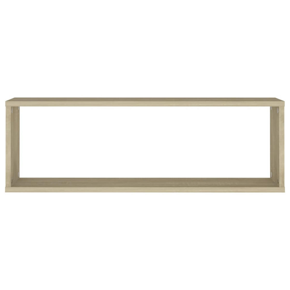 WANDREGALESET 4-tlg. 80/15/26,5 cm aus Holzwerkstoff Sonoma-Eiche Dekor - Sonoma Eiche, Holz (80/26.5/15cm) - vidaXL