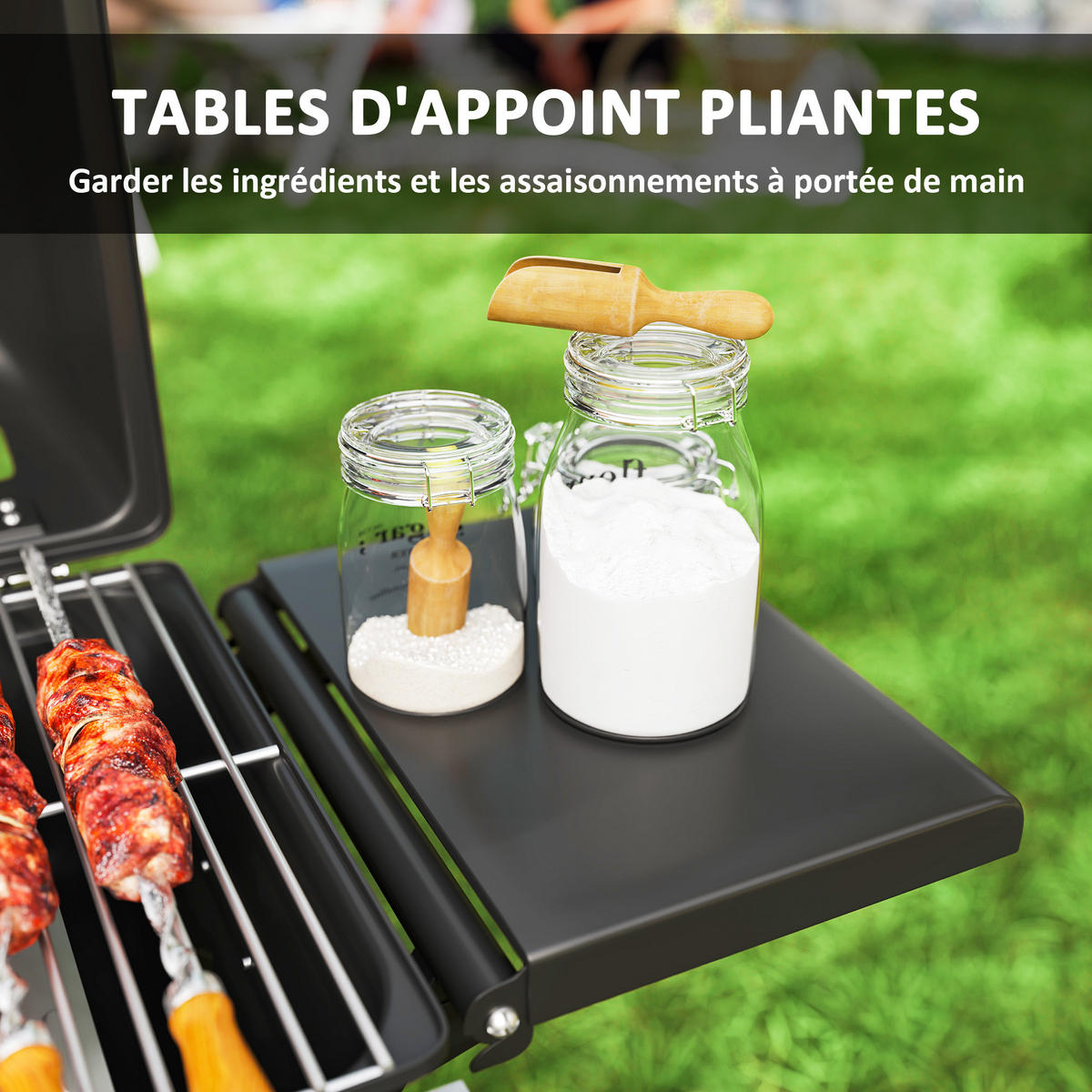 GASGRILL DE-18619 Schwarz - Schwarz, Metall (50/102/101cm) - ComfortXL