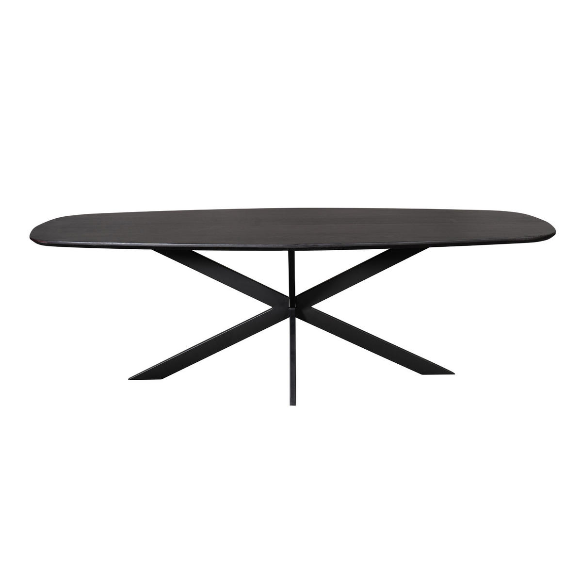 ESSTISCH Ferris Schwarz 120/280/76 cm - Schwarz, Holz (120/280/76cm) - Starfurn