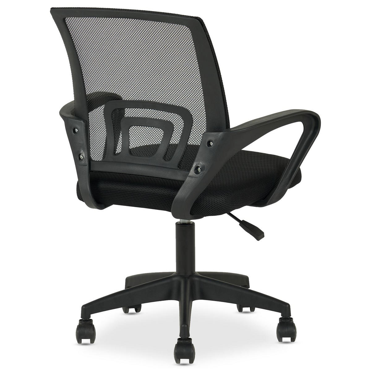 BÜRODREHSTUHL JAKE - Schwarz, Textil (60/86/53cm) - IDIMEX