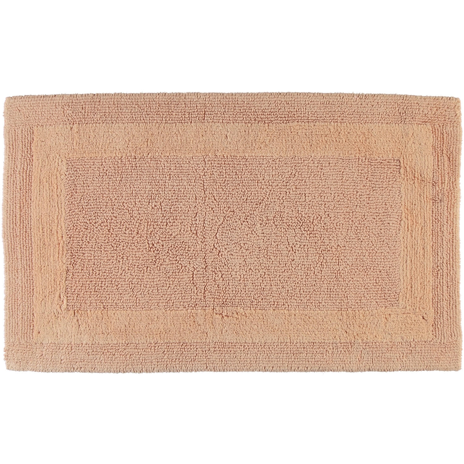 BADTEPPICH LUXUS 1000 LACHS - 368 - Orange, Textil (70/120cm) - Cawoe