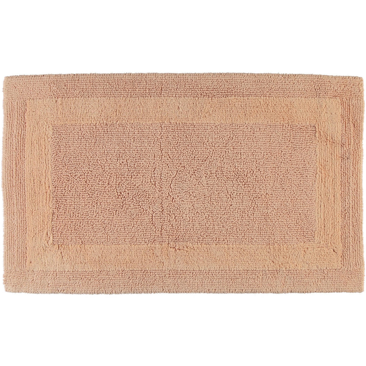 BADTEPPICH LUXUS 1000 LACHS - 368 - Orange, Textil (70/120cm) - Cawoe