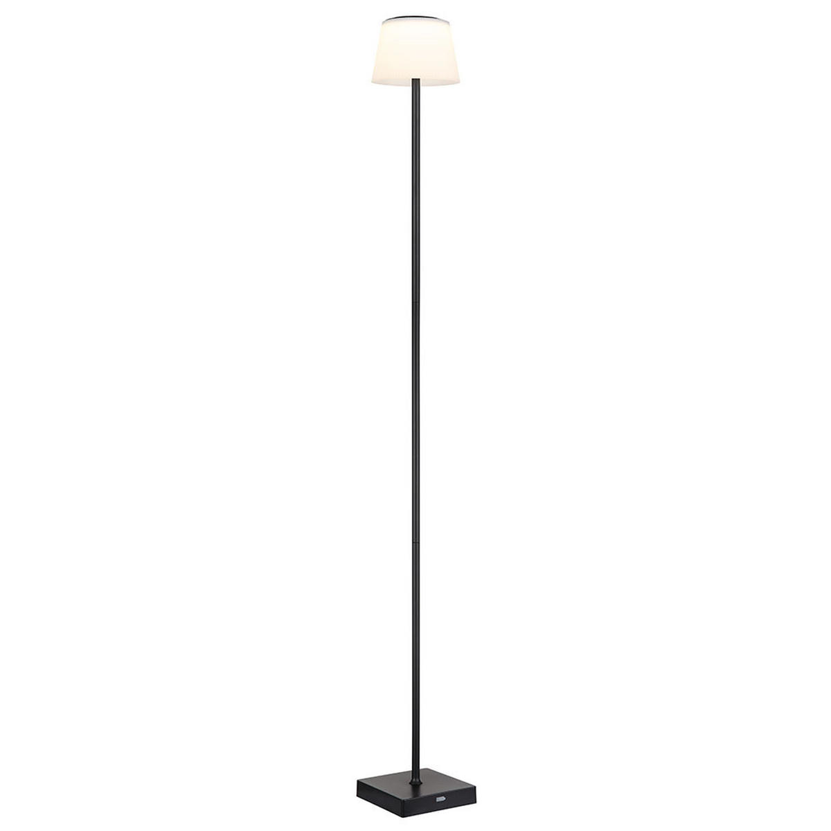 LED STEHLEUCHTE Gregoir Schwarz - Schwarz, Metall (14/14/120cm) - Globo Lighting