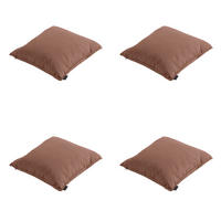 DEKORATIONSKISSEN Panama - Braun - 45/45/10 cm - 4er-Set - Braun, Textil (45/45cm) - Madison