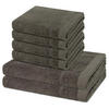 FROTTIERSET Rubin 6-teilig - Braun, Textil (50/100cm) - Ross