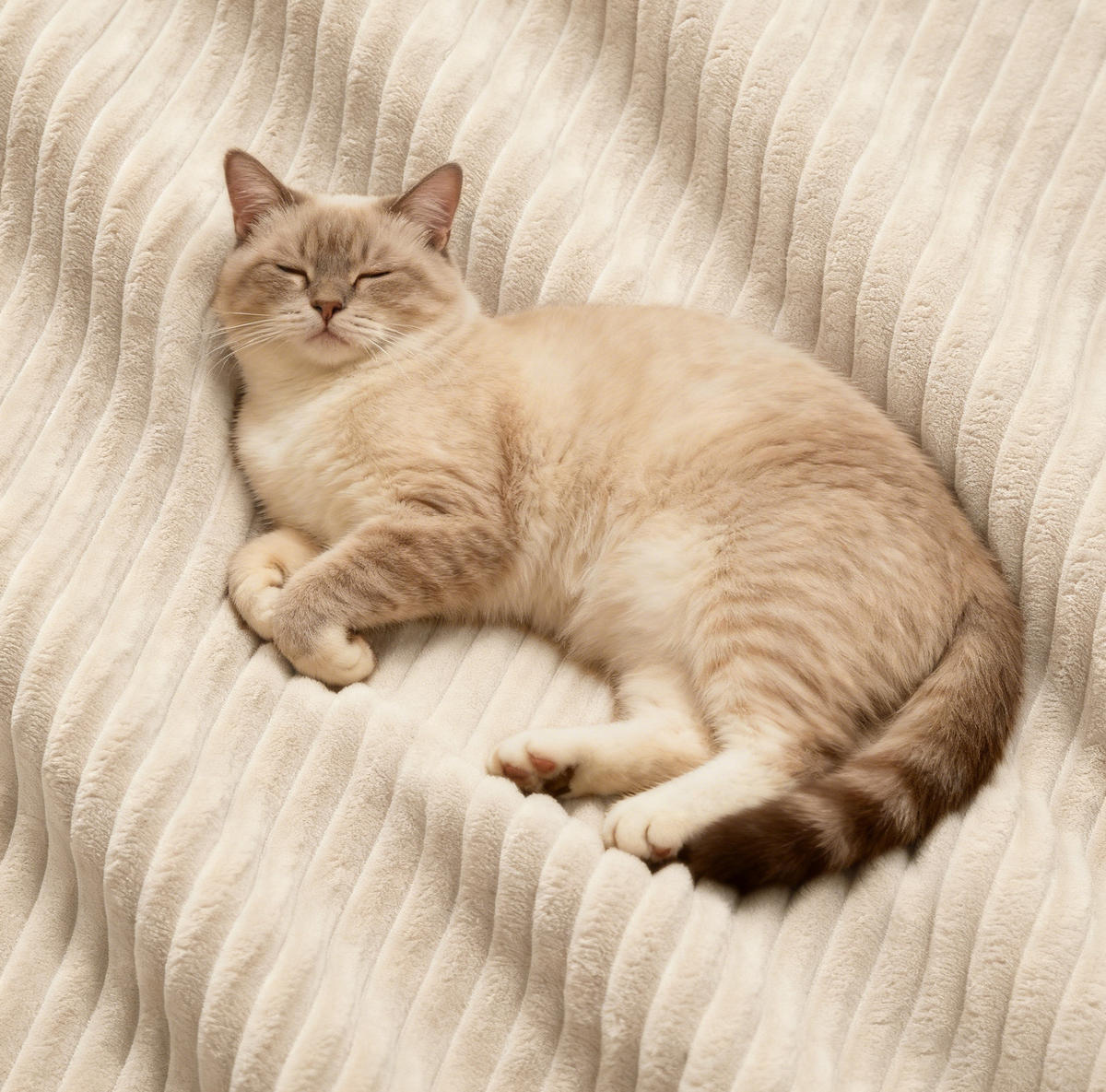 SOFA modular tiefsitzig Cord Beige - Beige, Kunststoff (104/69/382cm) - Meubliv