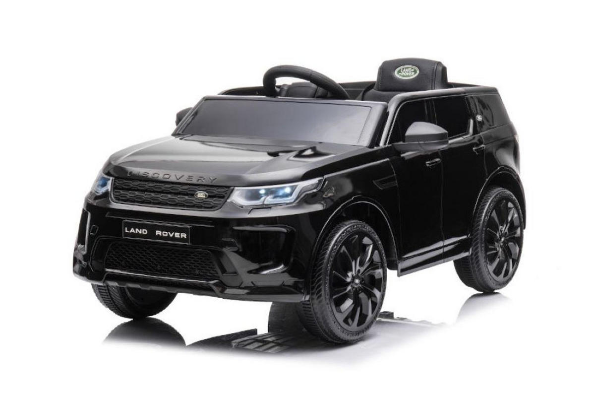 KINDER ELEKTROAUTO Land Rover Discovery 5 schwarz EVA-Reifen, Bluetooth, MP3-Anschluss, Musikfunktion, Stoßdämpfer - Schwarz, Kunststoff (108/65/51cm) - Es-Toys